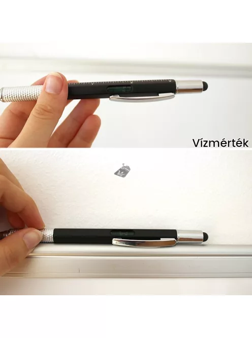 Többfunkciós toll, multifunkciós toll, szerszám toll (6 az 1-ben)