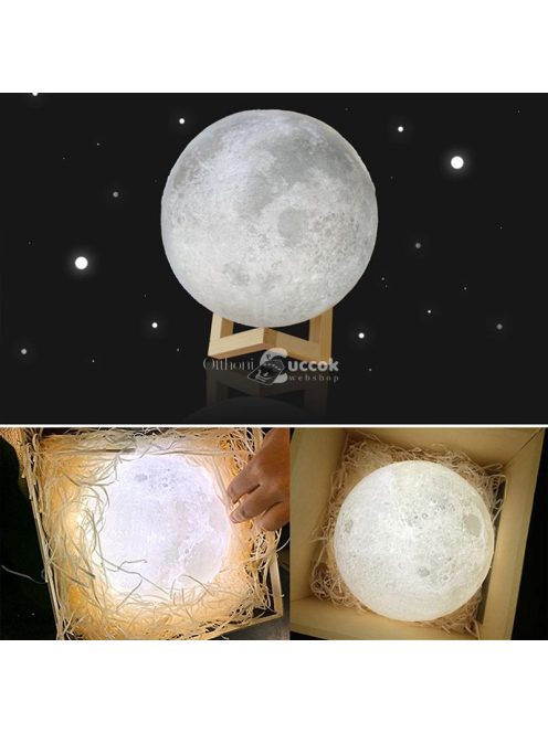 Asztali lámpa, hold lámpa, gömb lámpa, dekor lámpa