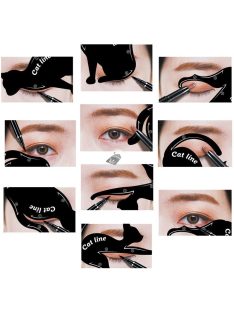 Szemhéj és tusvonal sablon