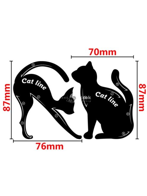 Szemhéj és tusvonal sablon