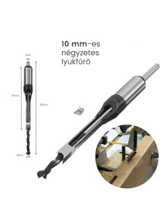 Négyzetes lyukfúró szár