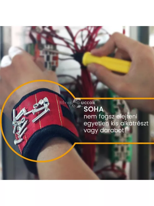 Mágneses szerszámtartó karpánt