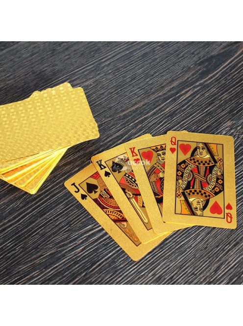 Francia kártya, póker, bridzs, römi (arany bankó)