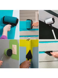   Festőhenger készlet, festőhenger festékadagolós tartállyal