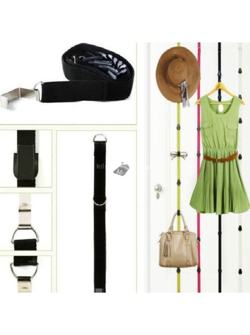 Ajtóra akasztható pánt, táskarendező