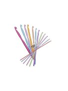 12 darab horgolótű készlet - horgolás, kézi munka, hobbikészítés, kreatív hobbi, DIY, ajándék, horgolás kezdőknek