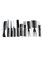 Hajszalon fésűkészlet - 10 darabos