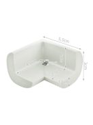 Hab sarokvédelem - 4 darab (fehér)