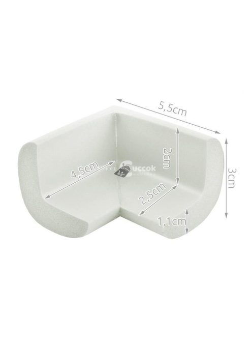 Hab sarokvédelem - 4 darab (fehér)