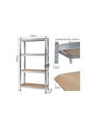 Tároló állvány 150x75x30 - raktározás, szervezés, háztartás, praktikus, polc, szerszámtároló