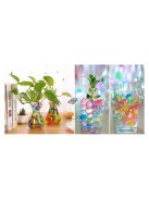 Virágos zselés golyók 5g - kerti dekoráció, virágápolás, ajándék ötlet, virágmintás kerti kiegészítőök.