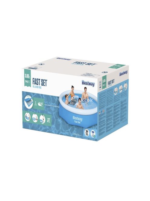 BESTWAY 57270 Kerti medence szivattyúval 305x76cm - bővíthető