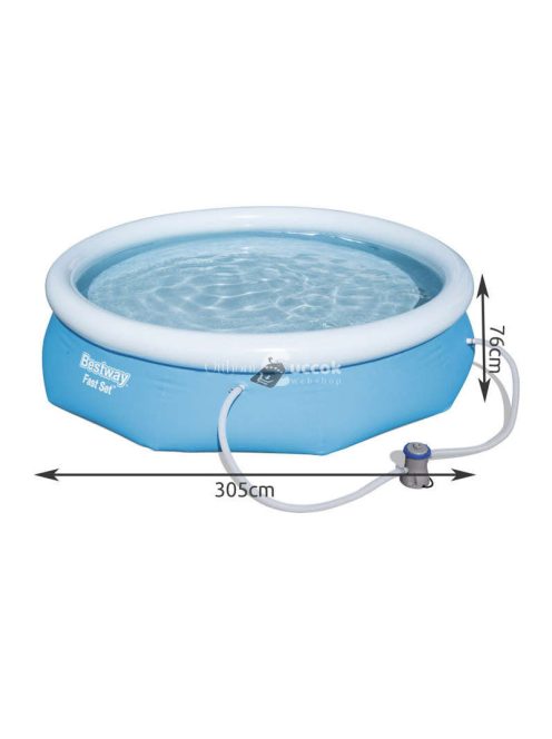 BESTWAY 57270 Kerti medence szivattyúval 305x76cm - bővíthető