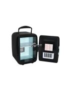 4 literes hűtő - fekete, mini hűtő, kis hűtő, kompakt hűtő, mini hűtőszekrény