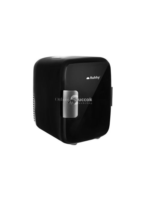 4 literes hűtő - fekete, mini hűtő, kis hűtő, kompakt hűtő, mini hűtőszekrény