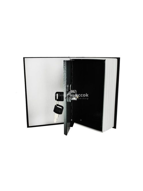 Könyvbe rejtett kasszettó, 18cmx11.5cm, titkos tároló