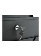 S6238 levéldoboz - antracit színű, modern design, házhoz szállítás, acél anyag