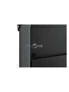 S6238 levéldoboz - antracit színű, modern design, házhoz szállítás, acél anyag