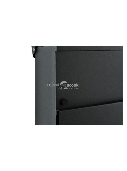 S6238 levéldoboz - antracit színű, modern design, házhoz szállítás, acél anyag