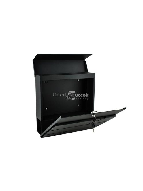 S6238 levéldoboz - antracit színű, modern design, házhoz szállítás, acél anyag