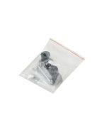 S6238 levéldoboz - antracit színű, modern design, házhoz szállítás, acél anyag