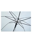 Áttetsző fehér esernyő - átlátszó esernyő, fehér színben, eső elleni védelem, divatos esernyő, elegáns esernyő