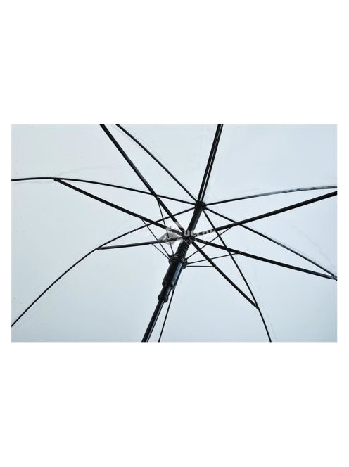 Áttetsző fehér esernyő - átlátszó esernyő, fehér színben, eső elleni védelem, divatos esernyő, elegáns esernyő