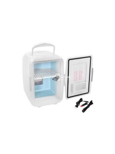   4 literes hűtő - fehér, mini hűtő, kompakt hűtő, autós hűtő, csendes hűtő, energiatakarékos hűtő, kis hűtő