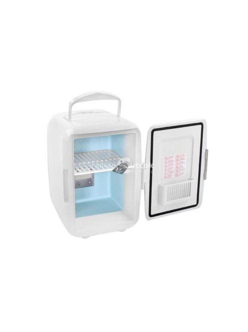 4 literes hűtő - fehér, mini hűtő, kompakt hűtő, autós hűtő, csendes hűtő, energiatakarékos hűtő, kis hűtő