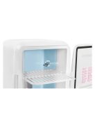 4 literes hűtő - fehér, mini hűtő, kompakt hűtő, autós hűtő, csendes hűtő, energiatakarékos hűtő, kis hűtő