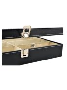 Szemüvegtartó 8 rekeszes tárolóval