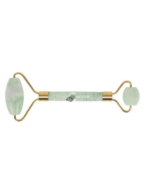 Jáde arcmasszírozó görgő - bőrápolás, arcápolás, anti-aging, természetes kő, wellness, szépség, masszázs, relaxáció