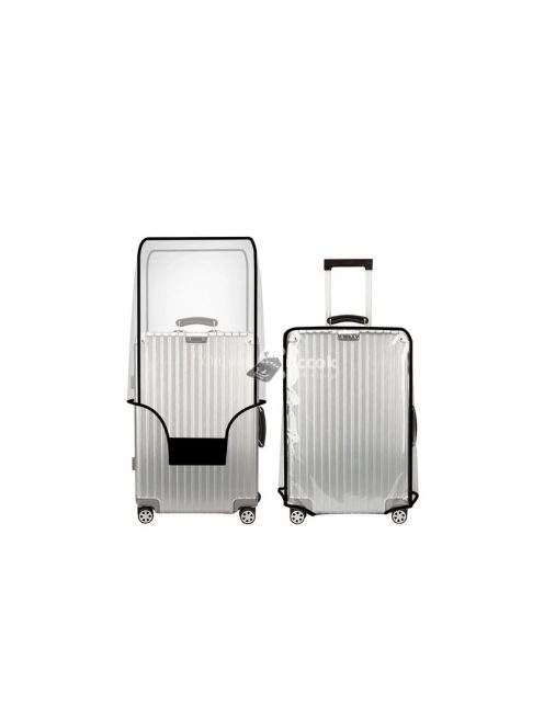 Átlátszó bőrönd borító, Trizand 23922 - Utazás, bőrönd védelem, borító, átlátható, fedő, kiegészítő, transzparens