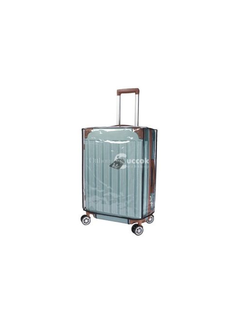 Átlátszó bőrönd borító, Trizand 23922 - Utazás, bőrönd védelem, borító, átlátható, fedő, kiegészítő, transzparens