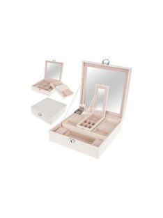 Fehér szépségdoboz - ékszerdoboz BeautyLushh