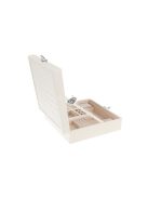 Fehér szépségdoboz - ékszerdoboz BeautyLushh