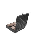 Ékszerdoboz - Fekete Beautylushh, ékszer tároló, ajándék nőknek, sminktartó, divatos ékszeres doboz