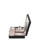 Ékszerdoboz - Fekete Beautylushh, ékszer tároló, ajándék nőknek, sminktartó, divatos ékszeres doboz