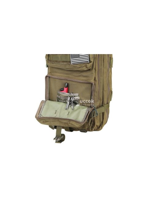 Extra nagy méretű zöld katonai hátizsák