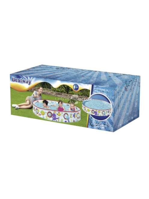 Gyermek medence 152x25cm BESTWAY 55029, kerti játék, családi szórakozás, nyári vízi móka, gyermekmedence online vásárlás
