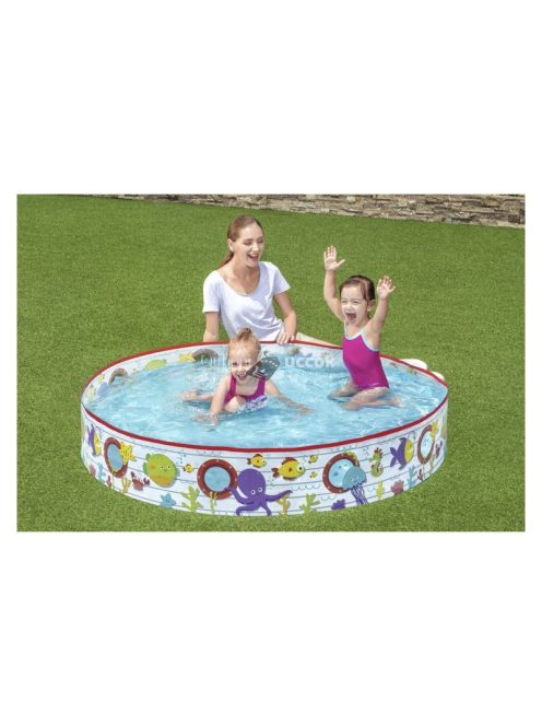 Gyermek medence 152x25cm BESTWAY 55029, kerti játék, családi szórakozás, nyári vízi móka, gyermekmedence online vásárlás