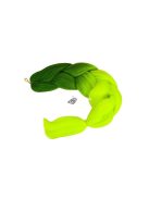 Szintetikus haj ombre zöld / neon fonatok W10344