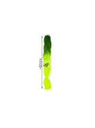 Szintetikus haj ombre zöld / neon fonatok W10344