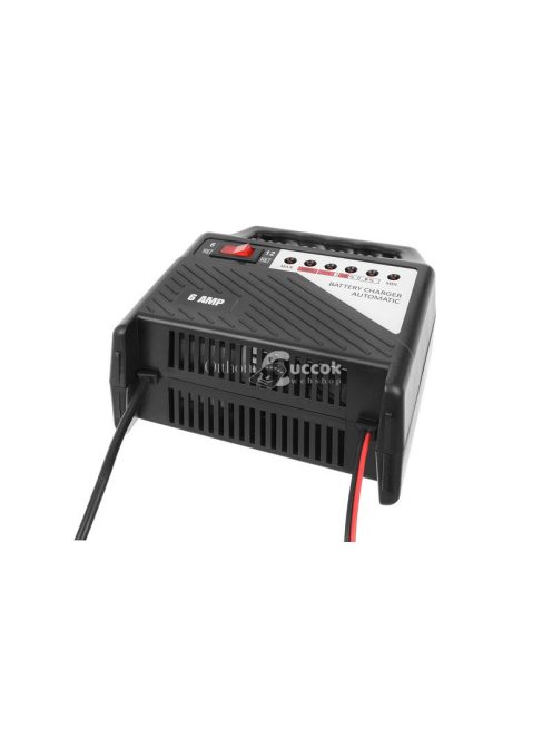 12V 6A akkumulátor töltő és egyenirányító