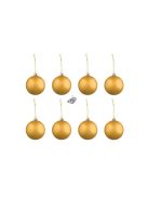 Karácsonyi díszgömb készlet 100 db + arany csillag