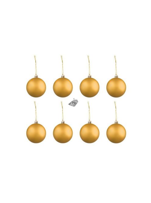 Karácsonyi díszgömb készlet 100 db + arany csillag