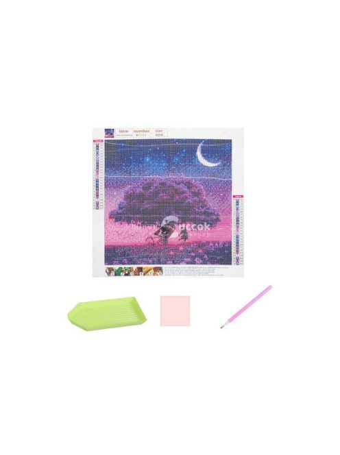 Gyémántfestés mozaik H16137 - gyémántfestés, mozaik, kreatív hobbi, gyémántfestés készlet, mozaik festmény, DIY festés
