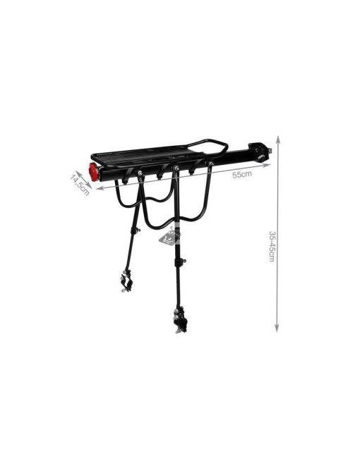 Kerékpártartó ülésrúdra - gyereküléshez, biztonságos biciklis szállítás, könnyen felszerelhető, univerzális design