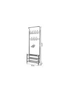 Ruhafogas - cipőtartó polc 15744