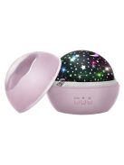 Éjjeli lámpa projektorral - rózsaszín LP16859